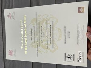 ABRSM certificate