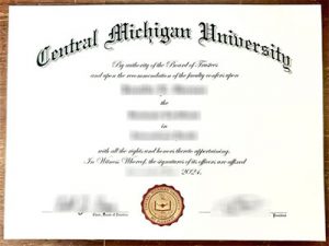 Central Michigan University diploma