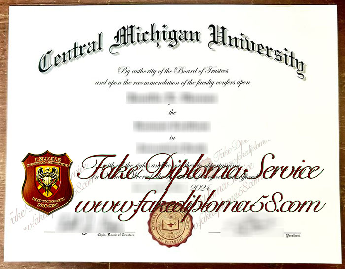 Central Michigan University diploma