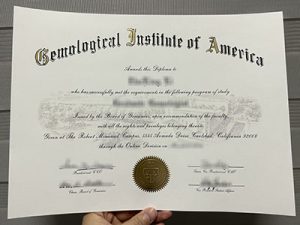 Gemological Institute of America diploma