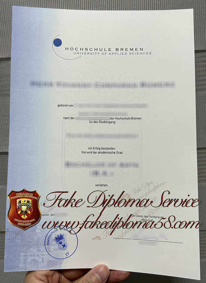 Hochschule Bremen diploma