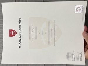 Middlesex University diploma