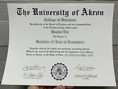 Is it possible to buy a 100% copy University of Akron diploma online?
