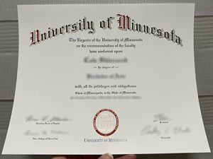 University of Minnesota diploma