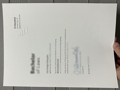 The easiest step to purchase a fake FH Bielefeld diploma online.
