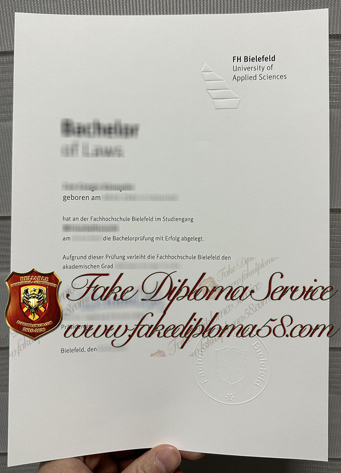 FH Bielefeld diploma