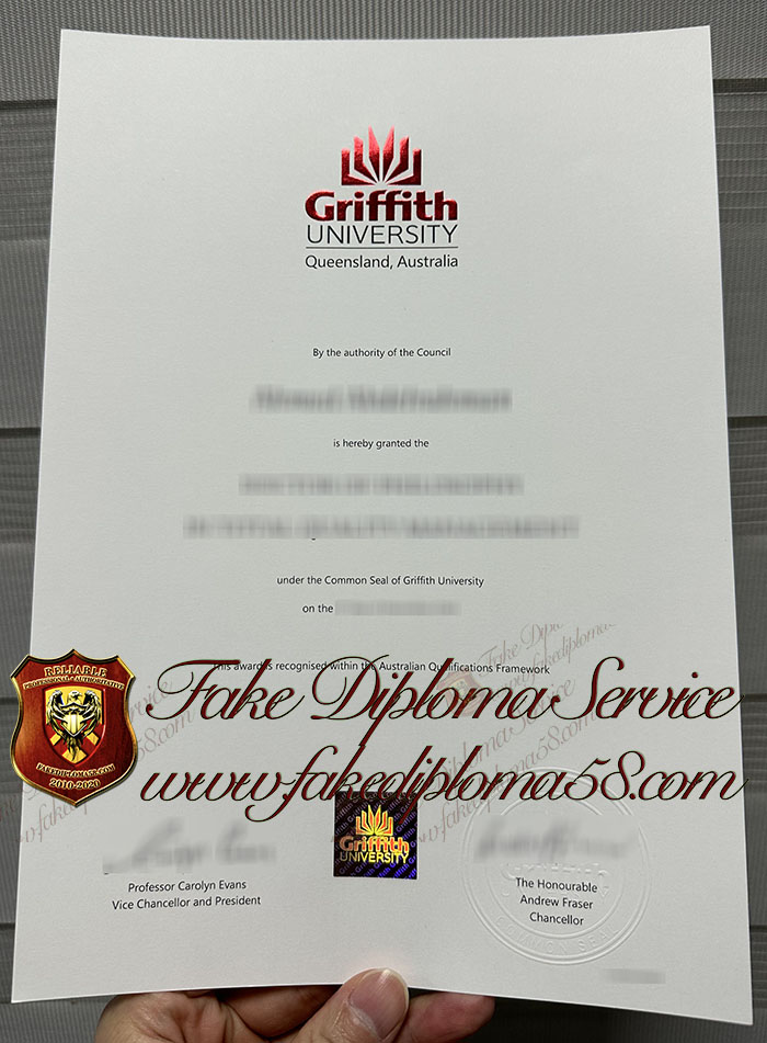 Griffith University diploma