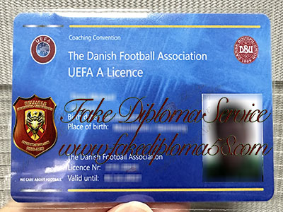 UEFA Coaching License Card
