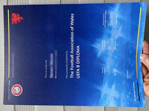 UEFA Coaching License certificate
