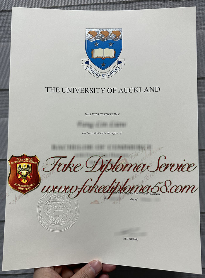 University of Auckland diploma