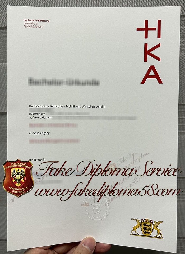 Hochschule Karlsruhe diploma