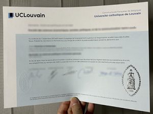 UCLouvain diploma