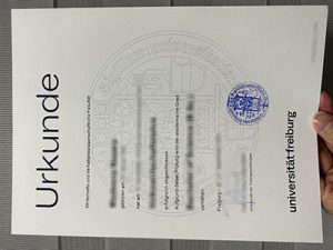 Universität Freiburg Urkunde