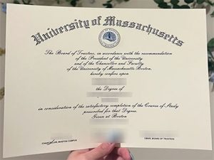 University of Massachusetts Boston diploma