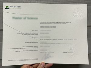 Wageningen University & Research diploma