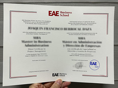 Is it possible to order a fake EAE Business School diploma in 2025?