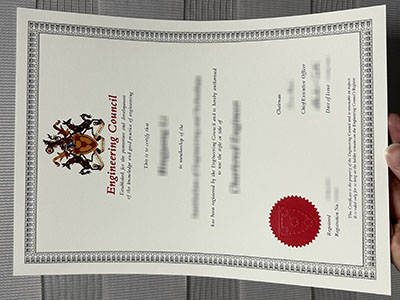 What’s the price of buying a Engineering Council certificate online?