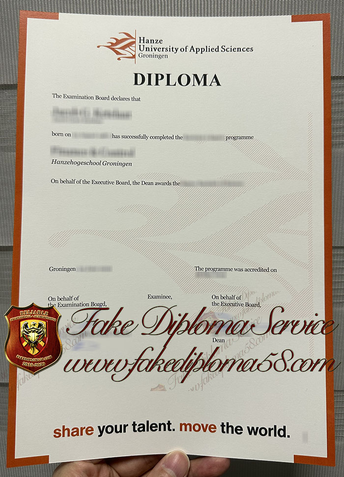 Hanzehogeschool Groningen diploma