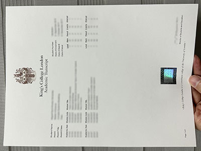 How much does to buy a fake King’s College London transcript online?