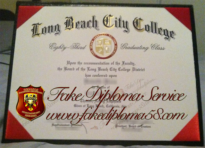 Long Beach City College diploma
