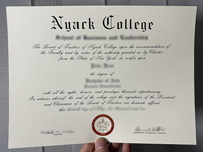 How to create a 100% copy Nyack College diploma certificate online?