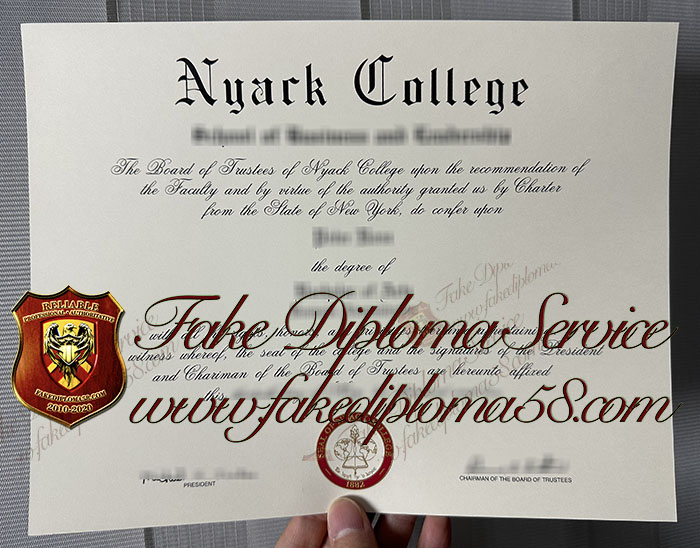 Nyack College diploma