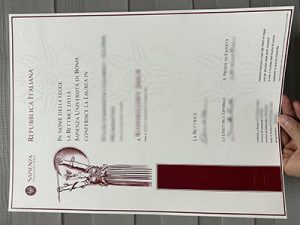 Sapienza Università di Roma diploma