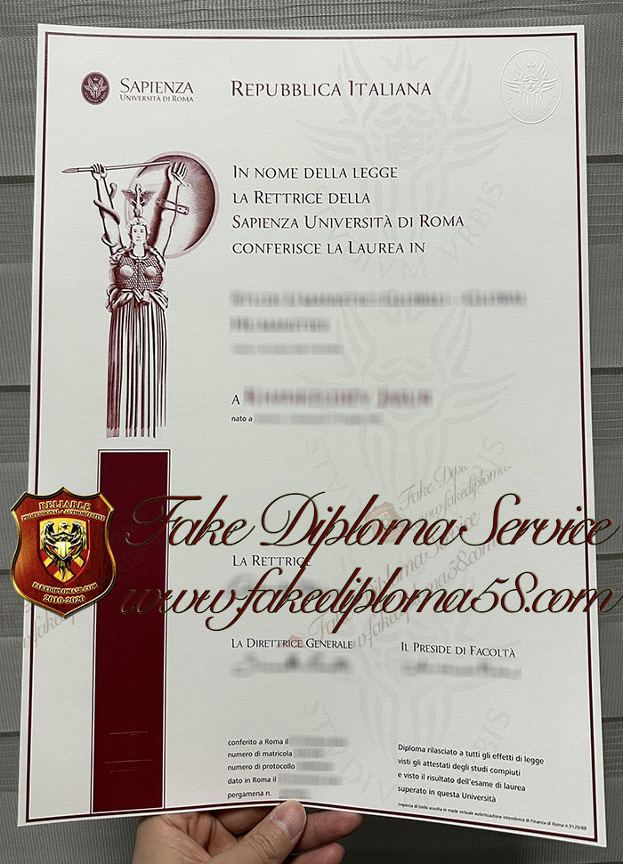 Sapienza Università di Roma diploma