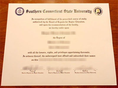 Buying a fake Southern Connecticut State University diploma online.