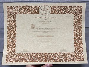 Università di Siena diploma