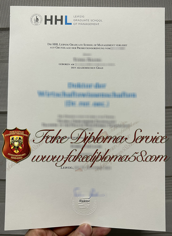 HHL Leipzig Graduate School of Management diploma
