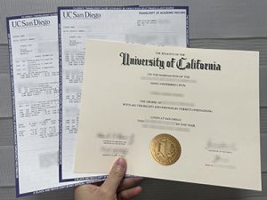 UC San Diego degree and transcript