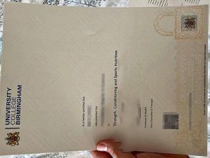 University College Birmingham diploma