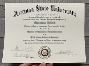 Arizona State University diploma