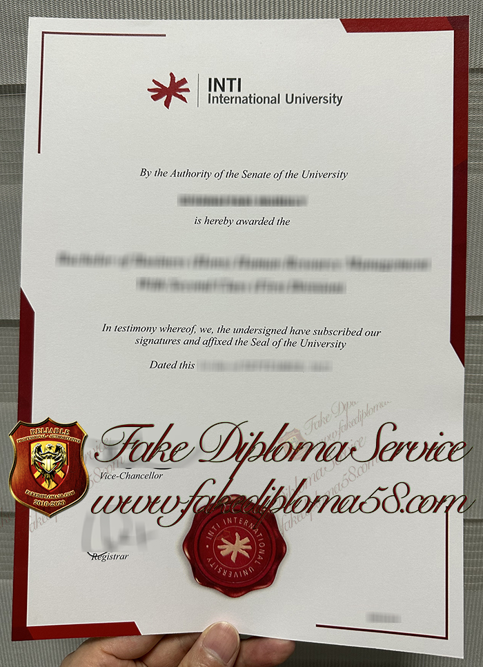 INTI International University diploma
