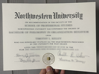 Northwestern University diploma