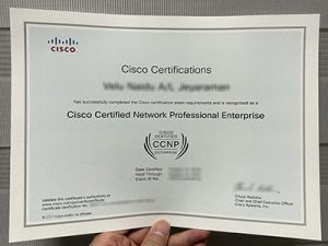 CCNP certificate