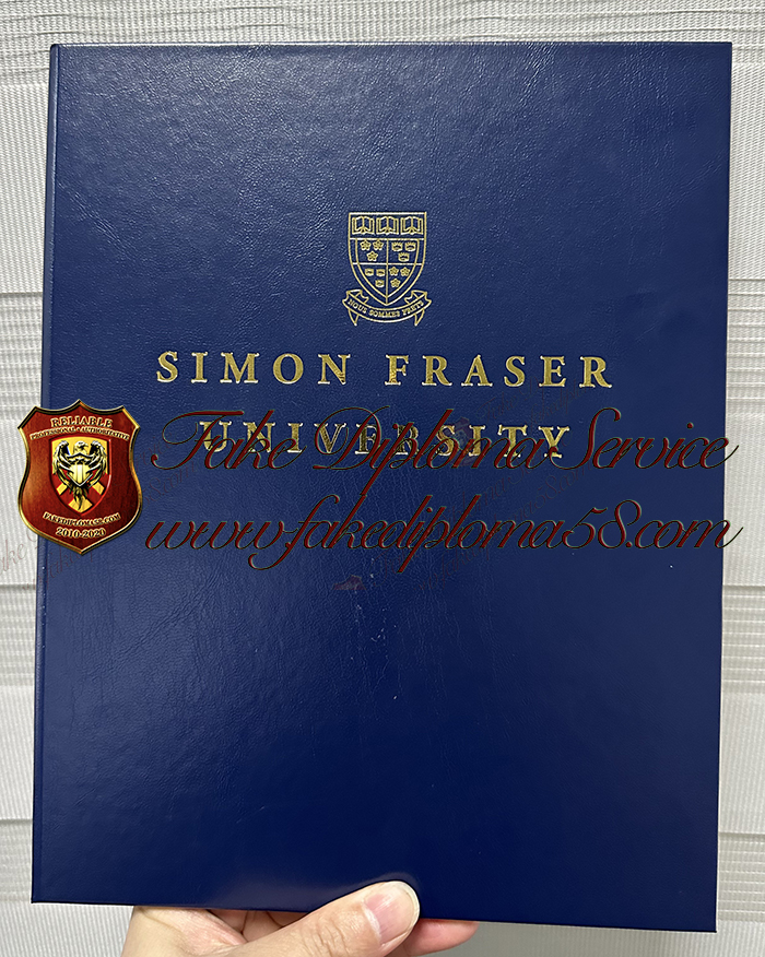Simon Fraser University diploma cover