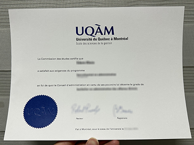 UQAM diploma