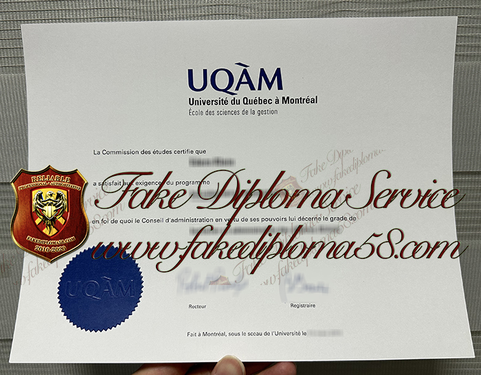 UQAM diploma