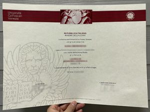 Università Ca' Foscari Venezia diploma