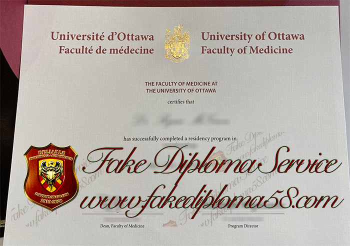 University of Ottawa Medicine diploma