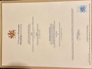 Wrexham University diploma