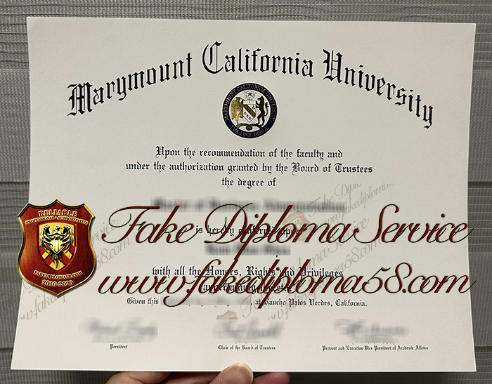 Marymount California University diploma