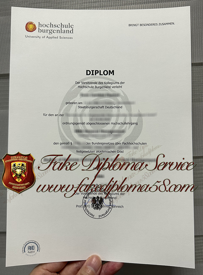 Hochschule Burgenland diploma