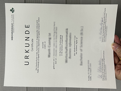 Hochschule Fulda diploma