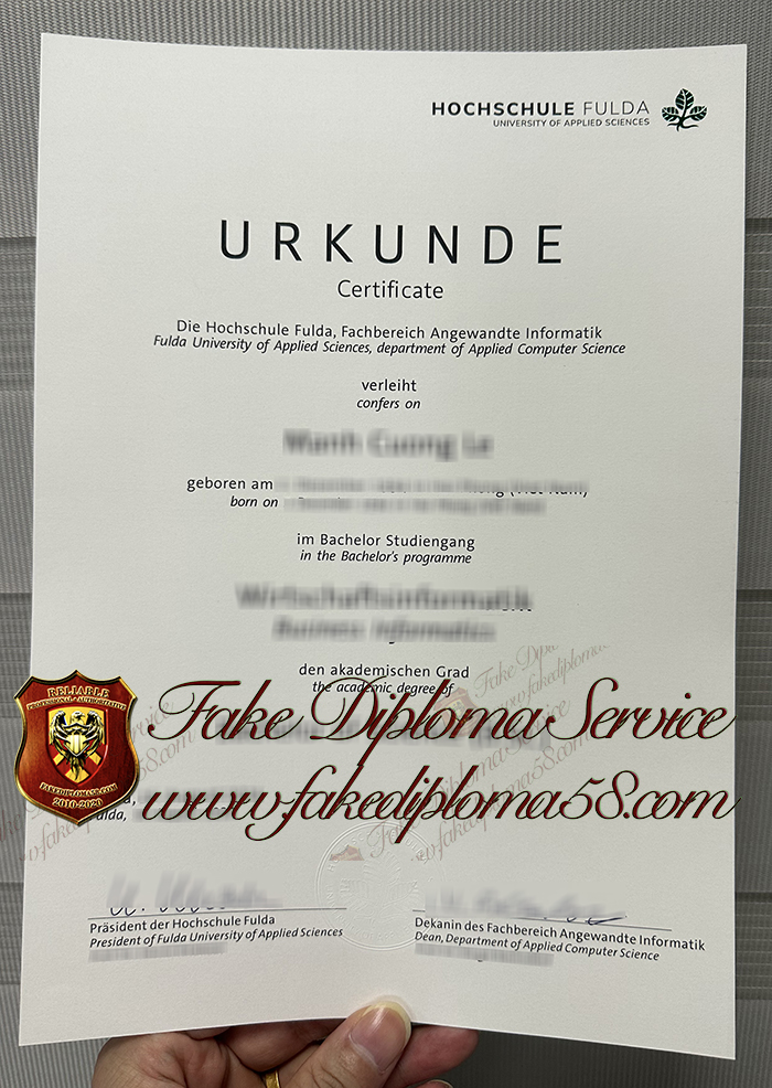 Hochschule Fulda diploma