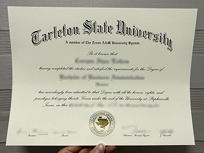Tarleton State university diploma