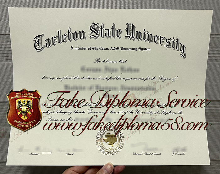 Tarleton State university diploma