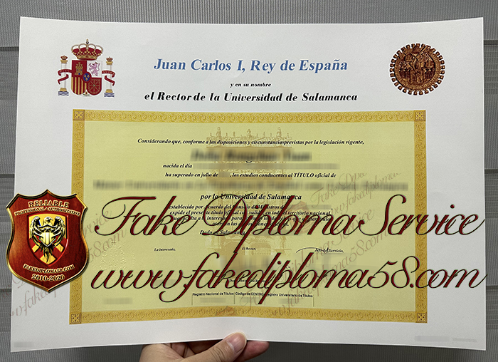 Universidad de Salamanca diploma